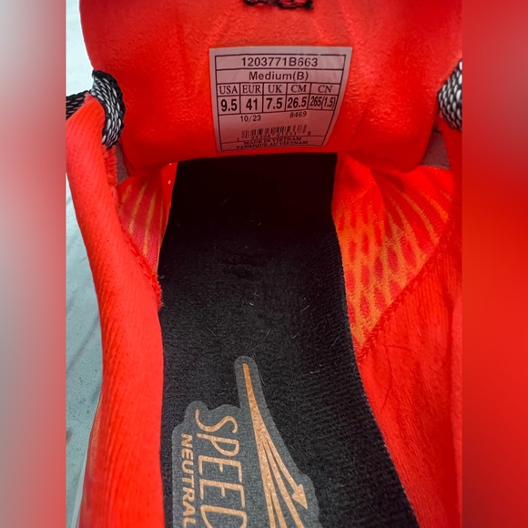 Brooks Women's Athletic Shoes - Red and Orange - Picture 8 of 9